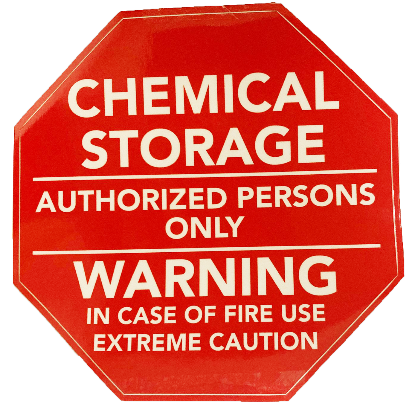 Chemical Warning Truck Decal 6x6" - Outdoor Supplies - OSE Online