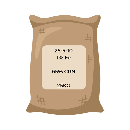 25-5-10 Boost Fertilizer 65% CRN 25KG Bag