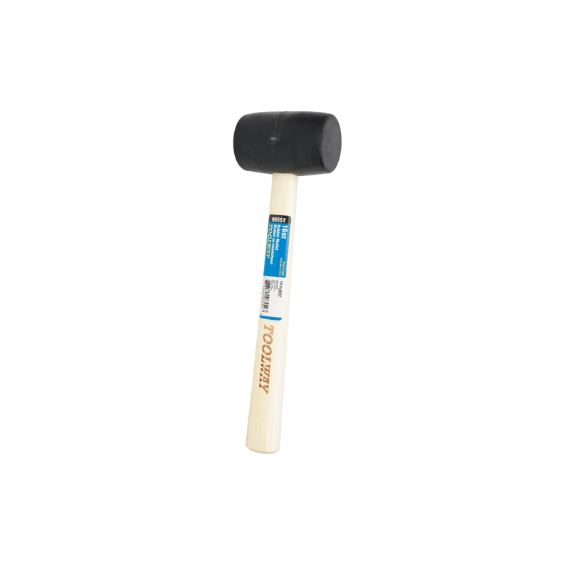 TOOLWAY RUBBER MALLET 16 OZ