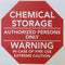 Chemical Storage Sign Storage Sites 12x12