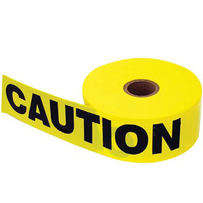 Keson Caution/Barricade Tape 3"x300 ft