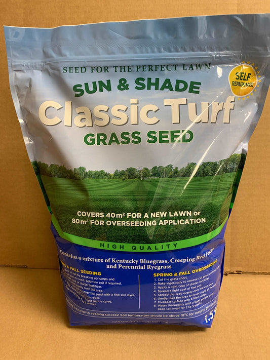 Classic Turf Grass Seed 1.5 kg - Outdoor Supplies - OSE Online