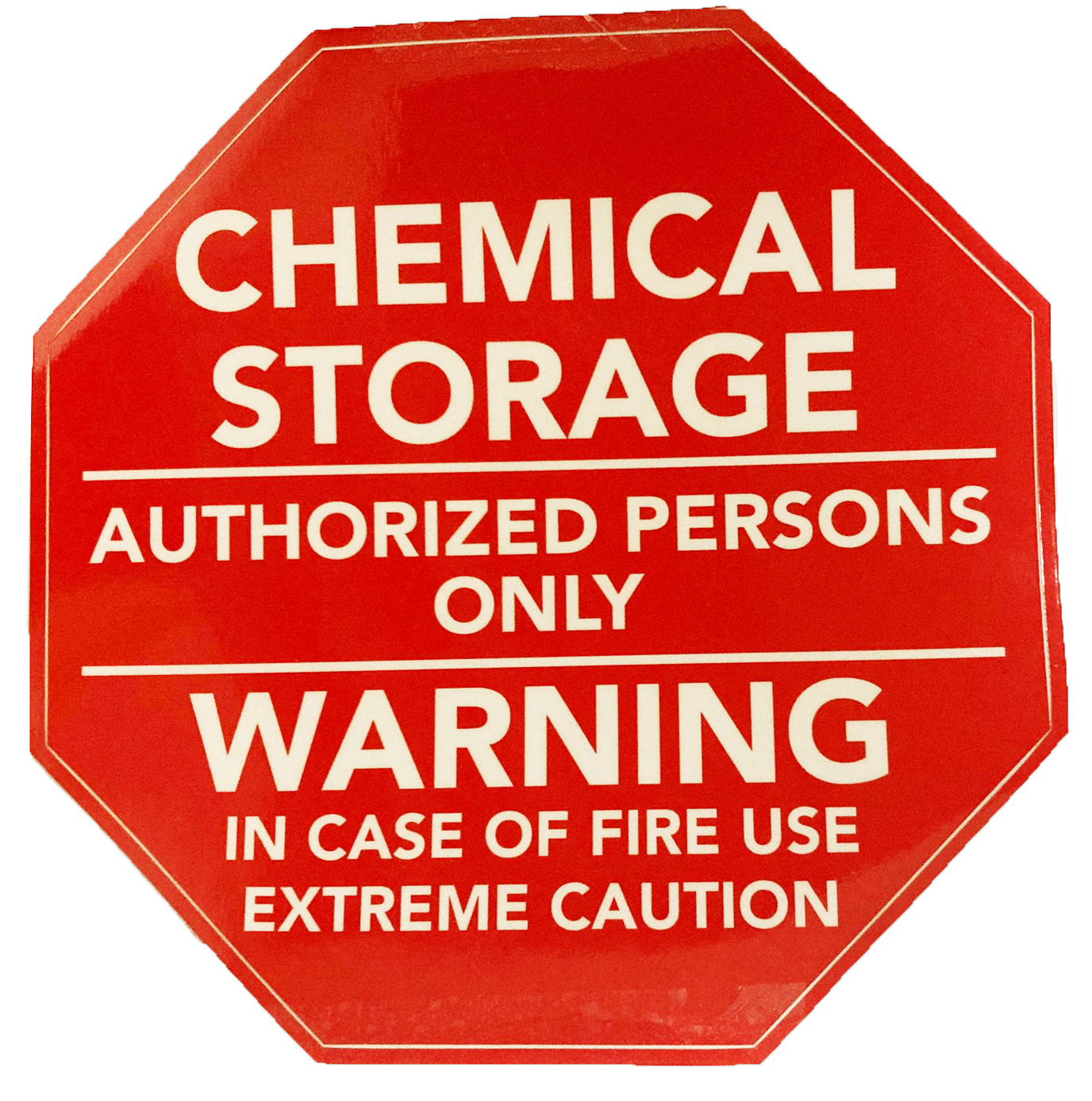 Chemical Warning Truck Decal 6x6" - Outdoor Supplies - OSE Online