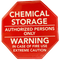 Chemical Warning Truck Decal 6x6" - Outdoor Supplies - OSE Online